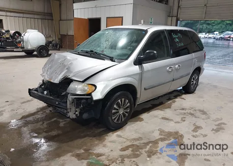 2005 Chrysler Town & Country из США, поврежденный, VIN 1C4GP45R35B286690
